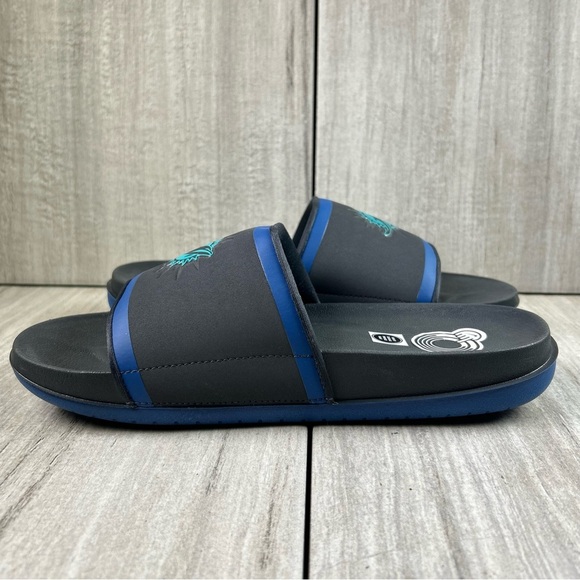 Nike x NFL Miami Dolphins Offcourt Slides Recovery Comfort Sandals Men’s Size 9 - Picture 4 of 10